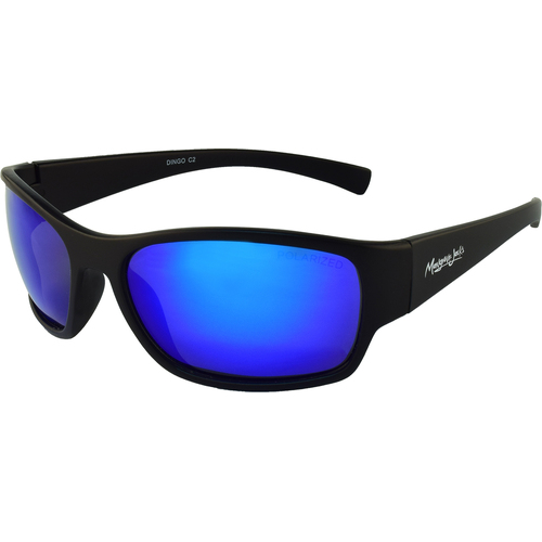 Mangrove Jacks Dingo C2 Matte Black / Blue Revo Polarised Lenses