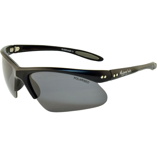 Mangrove Jacks Bladerunner C1 Black / Smoke Polarised Lenses