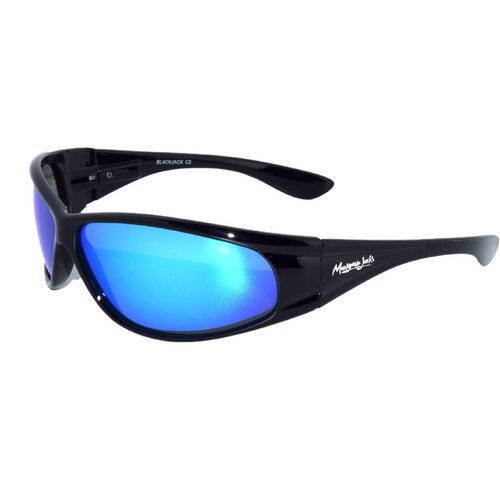 Mangrove Jacks Black Jack C2 Black / Blue Revo Polarised Lenses