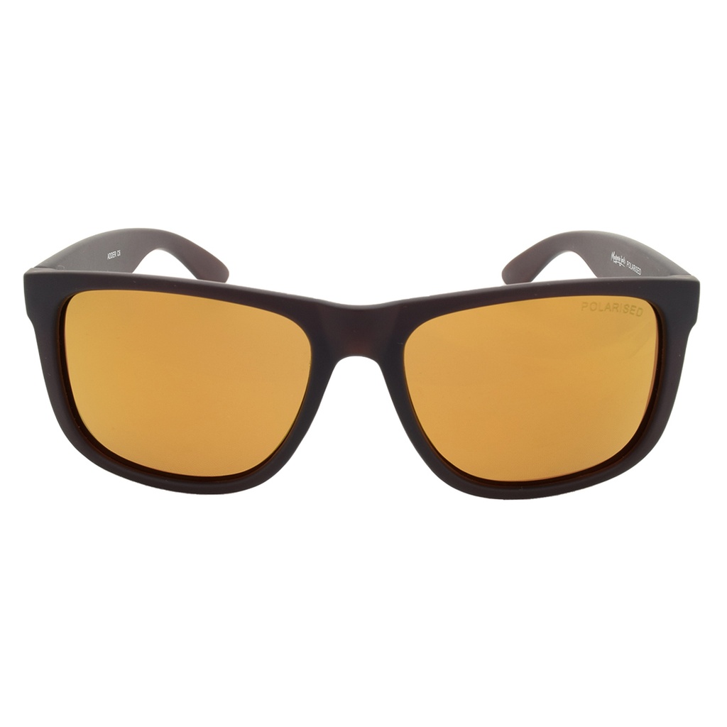 Mangrove Jacks Adder C6 Matte Crystal Dark Brown / Gold Revo Polarised Lenses_17459