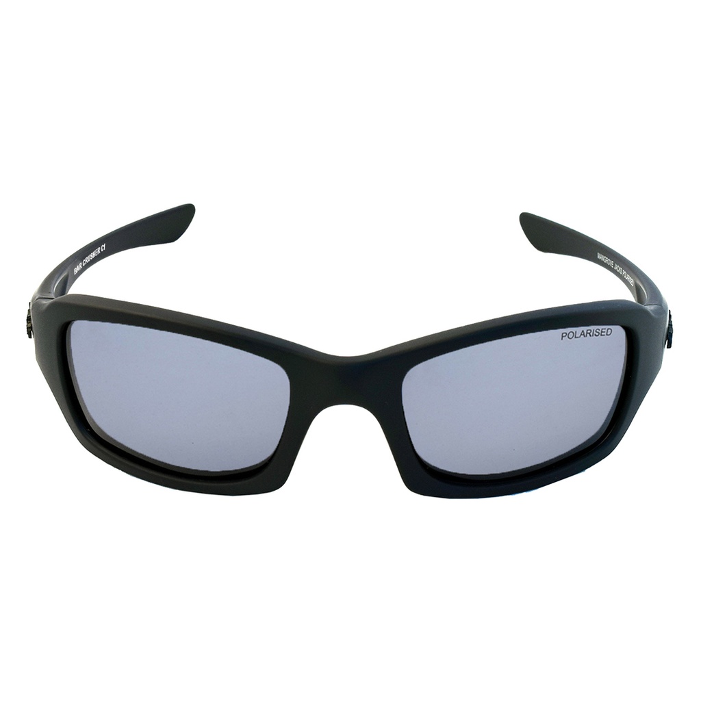 Mangrove Jacks Bar Crusher C1 Matte Black / Smoke Polarised Lenses_17468