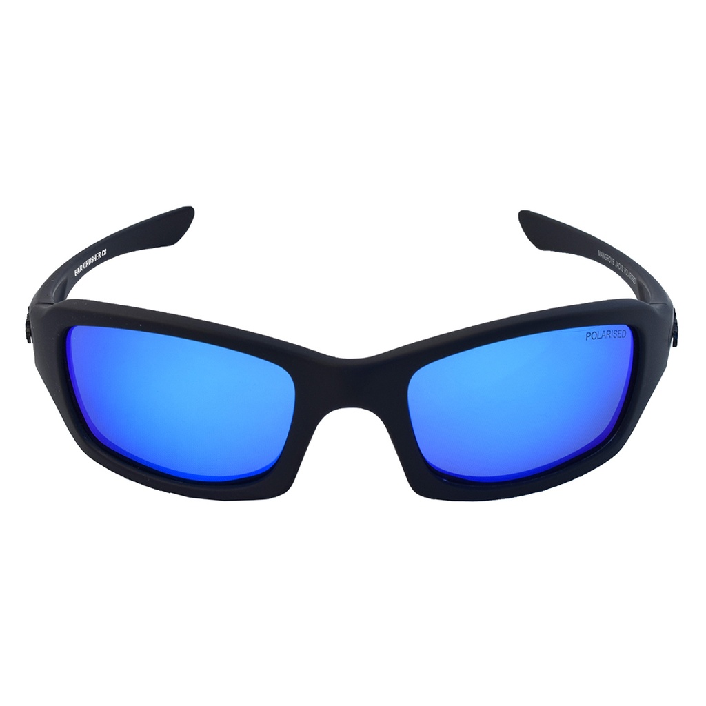 Mangrove Jacks - Mangrove Jacks Bar Crusher C8 Matte Black / Ice Blue Revo Polarised Lenses
