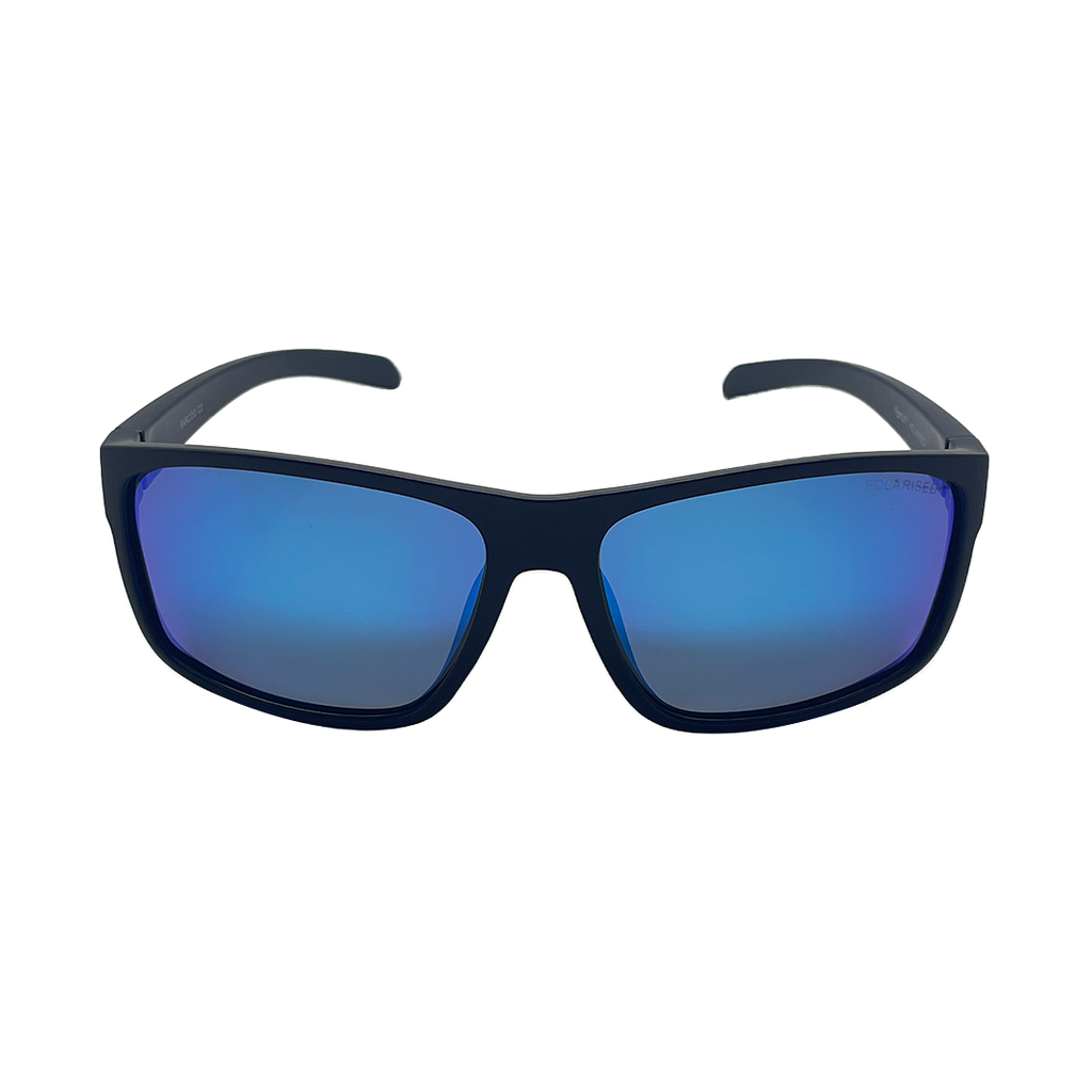 Mangrove Jacks - Mangrove Jacks Barcoo C2 Matte Black / Smoke w Blue Revo Polarised Lenses