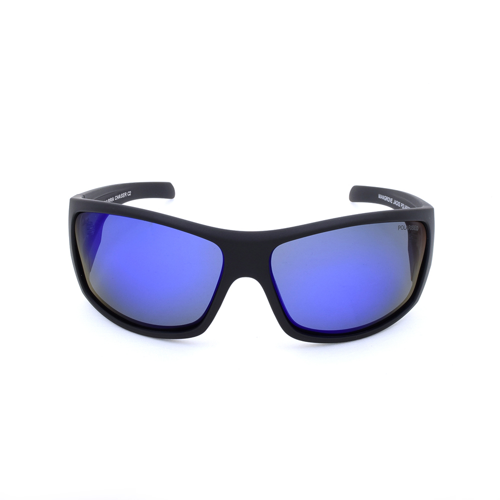 Mangrove Jacks - Mangrove Jacks Barra Chaser C2 Matte Black / Blue Revo Polarised Lenses