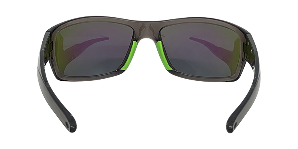Mangrove Jacks Barrel C11 Crystal Smoke / Green Revo Polarised Lenses_17498
