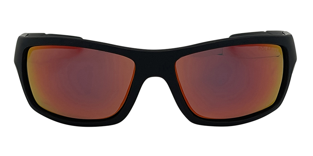 Mangrove Jacks Barrel C3 Matte Black / Red Revo Polarised Lenses_17502