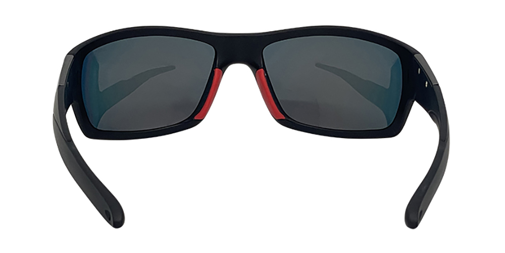 Mangrove Jacks Barrel C3 Matte Black / Red Revo Polarised Lenses_17504
