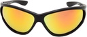 Mangrove Jacks - Mangrove Jacks Black Jack C3 Black / Red Revo Polarised Lenses