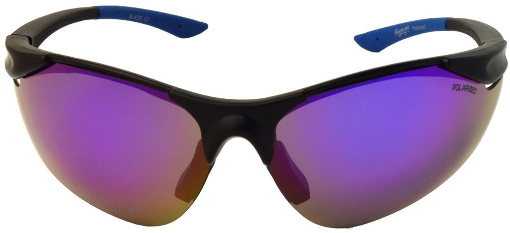 Mangrove Jacks Blade C2 Matte Black / Blue Revo Polarised Lenses_17516