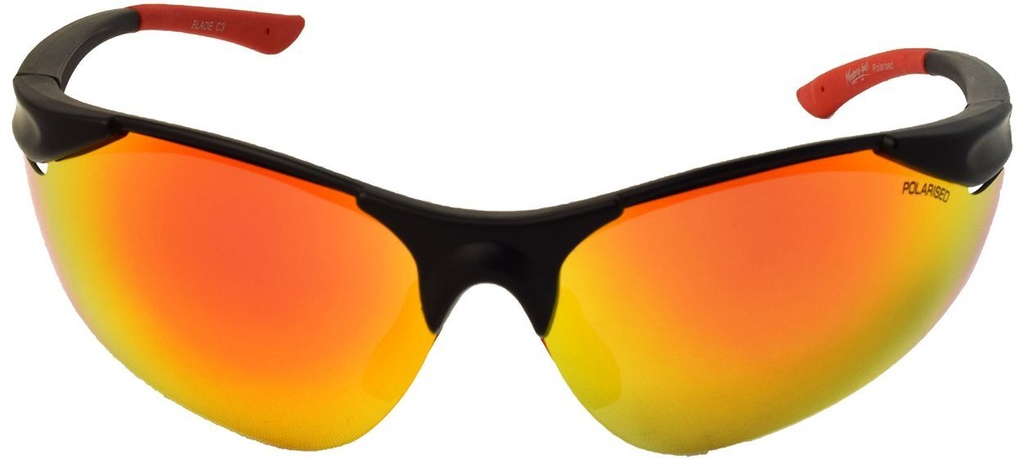 Mangrove Jacks Blade C3 Matte Black / Red Revo Polarised Lenses_17517