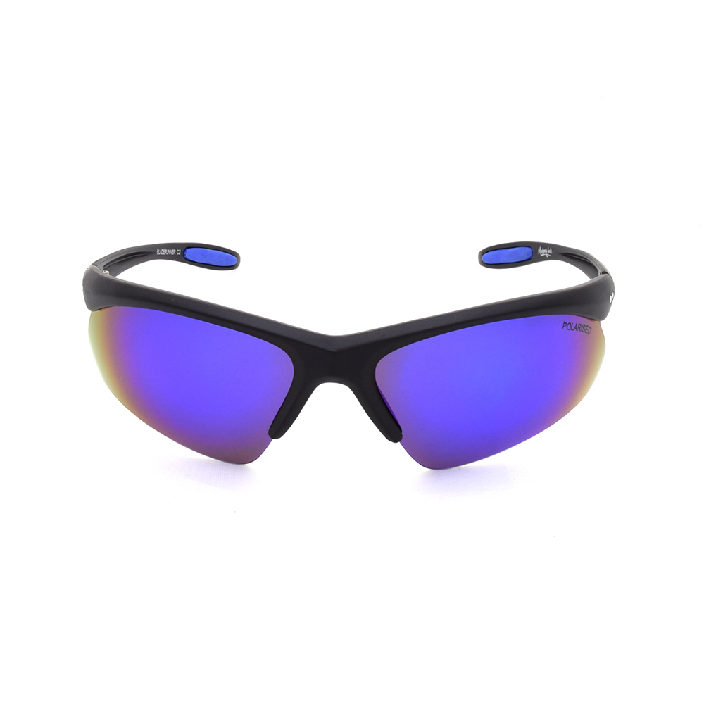 Mangrove Jacks - Mangrove Jacks Bladerunner C2 Black / Blue Revo Polarised Lenses