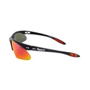 Mangrove Jacks - Mangrove Jacks Bladerunner C3 Black / Red Revo Polarised Lenses