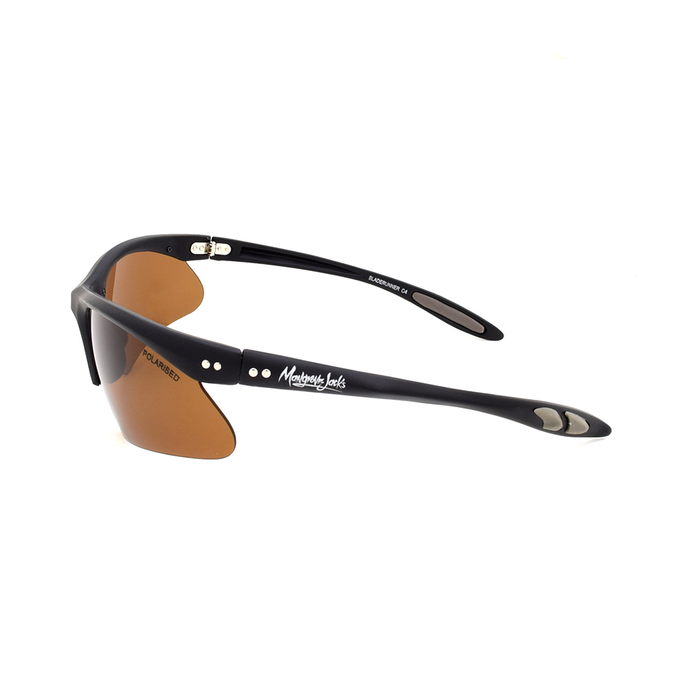 Mangrove Jacks - Mangrove Jacks Bladerunner C4 Black / Brown Polarised Lenses