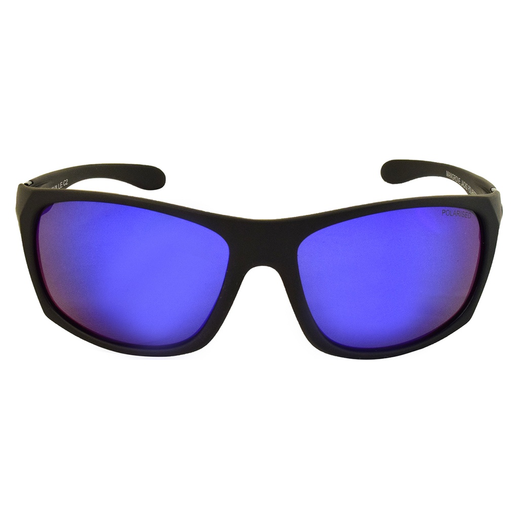 Mangrove Jacks Bonneville C2 Matte Black / Blue Revo Polarised Lenses_17536