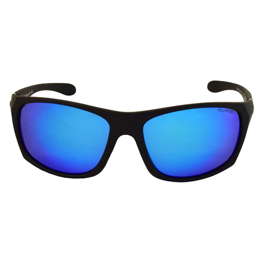 Mangrove Jacks - Mangrove Jacks Bonneville C8 Matte Black / Ice Blue Revo Polarised Lenses