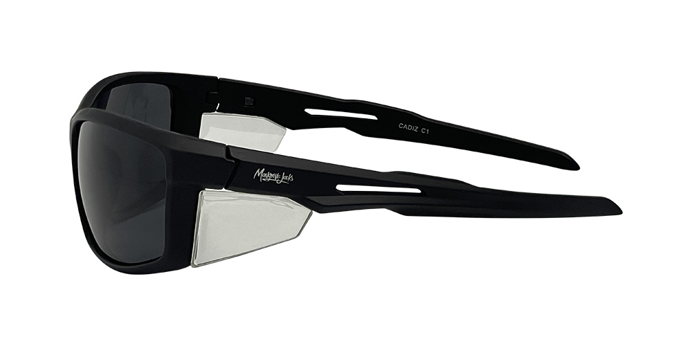Mangrove Jacks - Mangrove Jacks Cadiz C1 Matte Black / Smoke Polarised Lenses