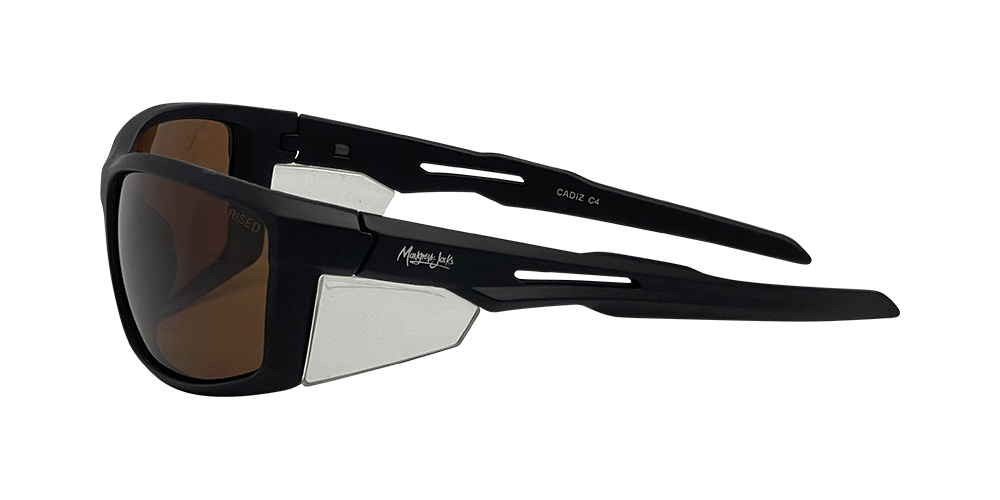 Mangrove Jacks - Mangrove Jacks Cadiz C4 Matte Black / Brown Polarised Lenses