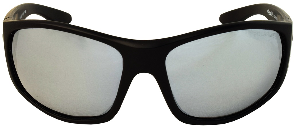 Mangrove Jacks Champion C5 Matte Black / Silver Mirror Polarised Lenses_17581