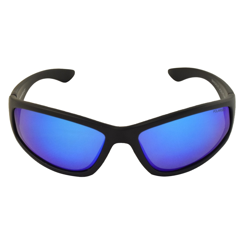 Mangrove Jacks - Mangrove Jacks Commando C2 Matte Black / Blue Revo Polarised Lenses