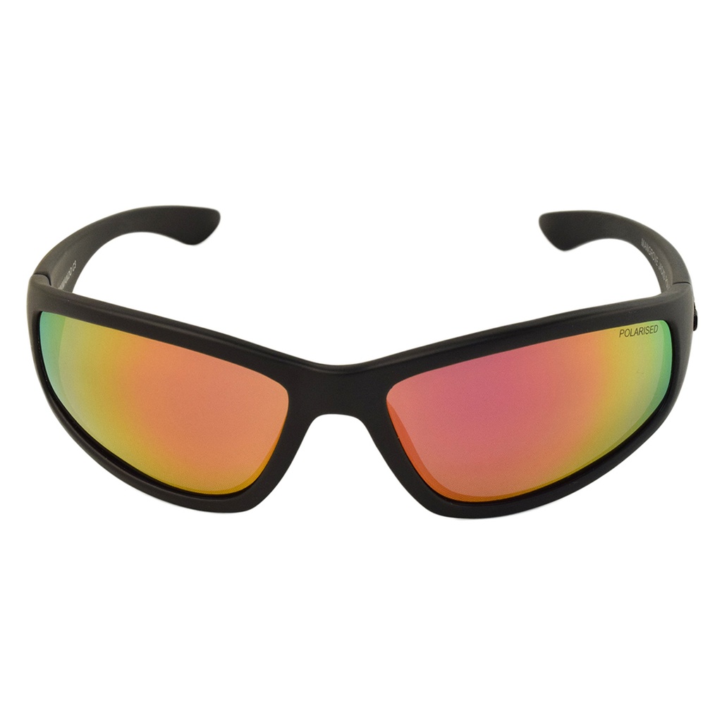 Mangrove Jacks Commando C3 Matte Black / Red Revo Polarised Lenses_17592