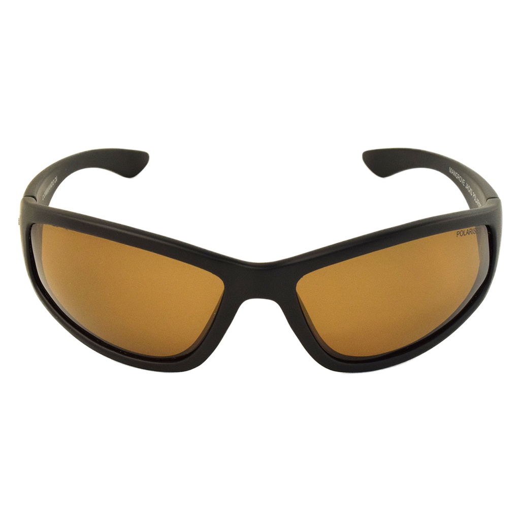 Mangrove Jacks - Mangrove Jacks Commando C4 Matte Black / Brown Polarised Lenses
