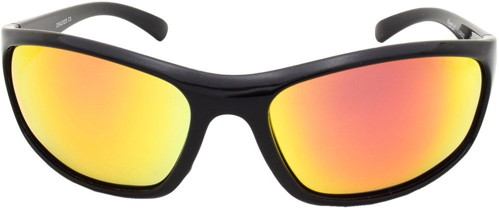 Mangrove Jacks Cracker C3 Black / Red Revo Polarised Lenses_17595