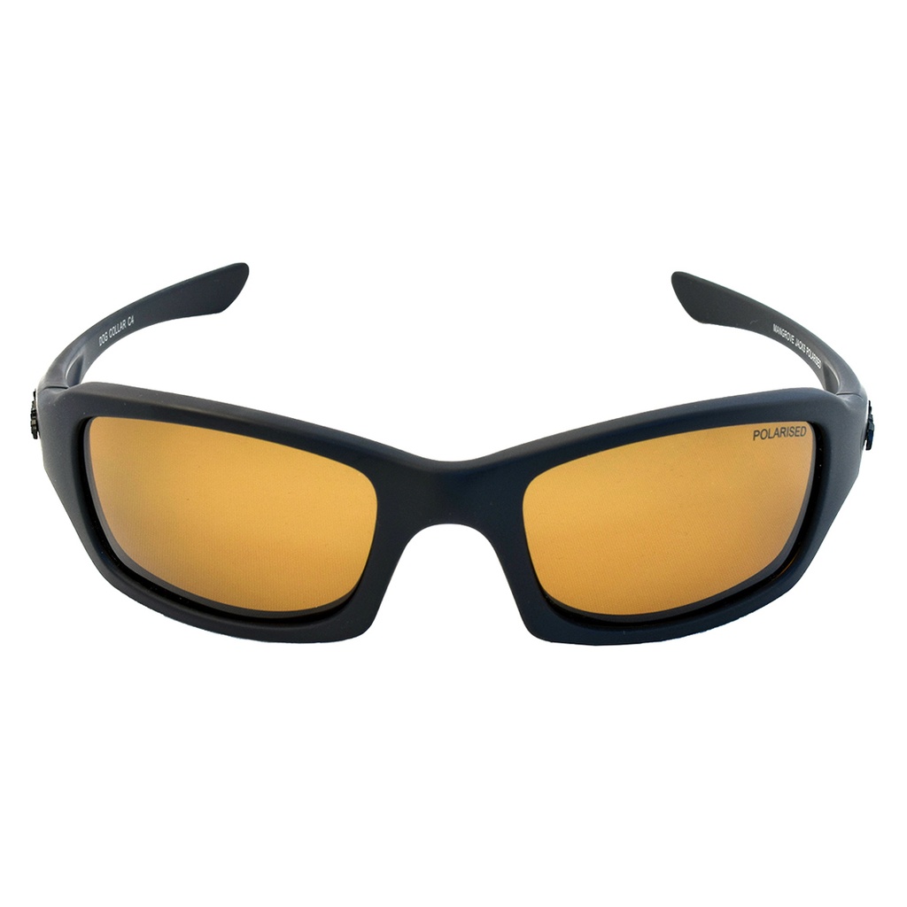 Mangrove Jacks Dog Collar C4 Matte Black / Brown Polarised Lenses_17629