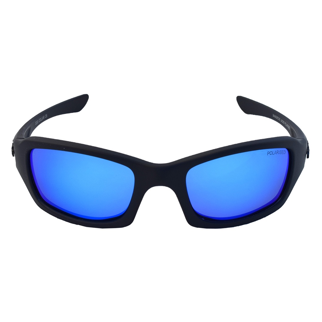 Mangrove Jacks Dog Collar C8 Matte Black / Ice Blue Revo Polarised Lenses_17630