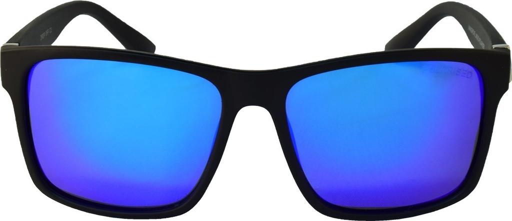 Mangrove Jacks - Mangrove Jacks Drop Off C2 Matte Black / Blue Revo Polarised Lenses