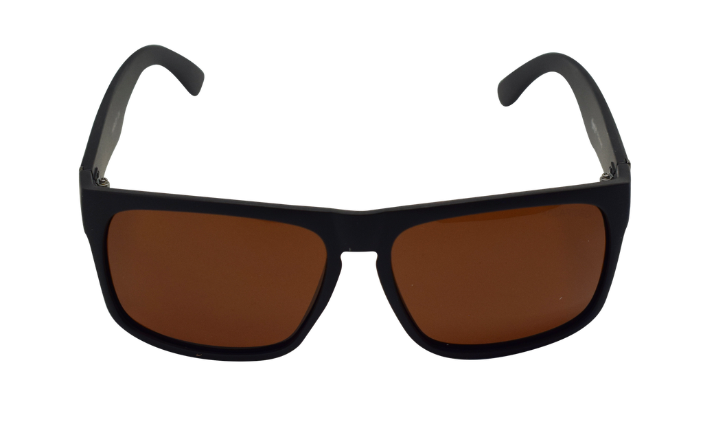 Mangrove Jacks - Mangrove Jacks Harley C4 Matte Black / Brown Polarised Lenses