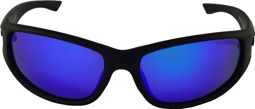 Mangrove Jacks Hit Up C2 Matte Black / Blue Revo Polarised Lenses_17681