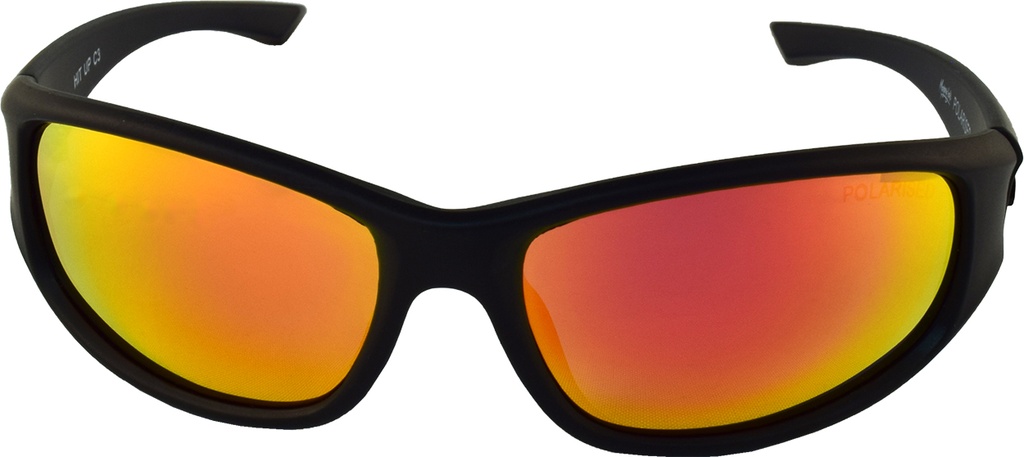 Mangrove Jacks Hit Up C3 Matte Black / Red Revo Polarised Lenses_17682