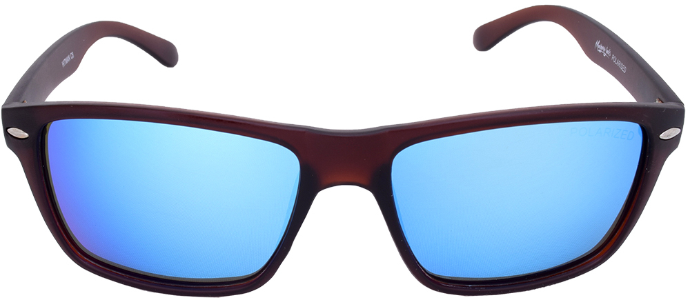 Mangrove Jacks Hitman C8 Crystal Brown / Ice Blue Revo Polarised Lenses_17688