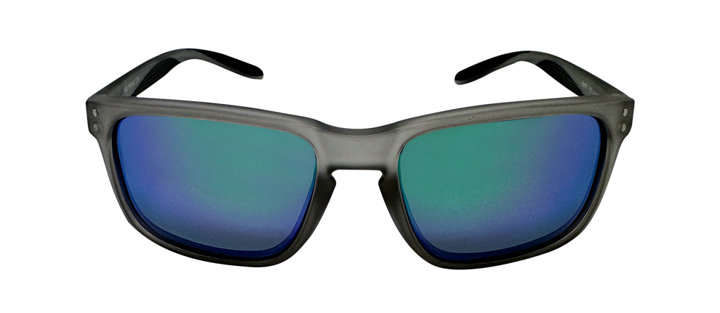 Mangrove Jacks Holyhead C11 Matte Crystal Smoke / Smoke With Green Revo Polarised Lenses_17695