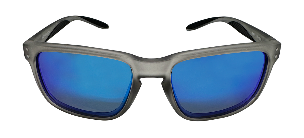 Mangrove Jacks Holyhead C8 Matte Crystal Smoke / Smoke With Ice Blue Revo Polarised Lenses_17699