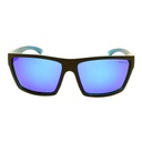 Mangrove Jacks - Mangrove Jacks Hoodlum C2 Matte Black / Blue Revo Polarised Lenses