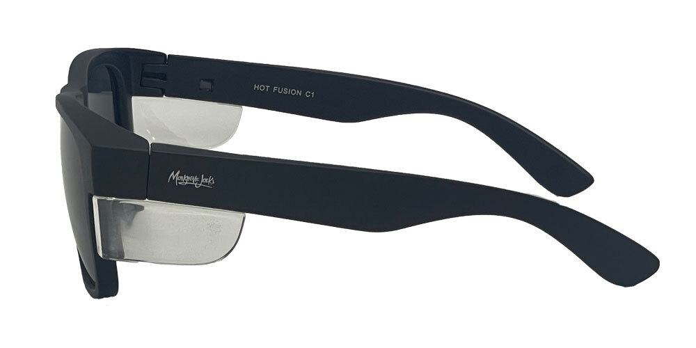Mangrove Jacks - Mangrove Jacks Hot Fusion C1 Matte Black / Smoke Polarised Lenses