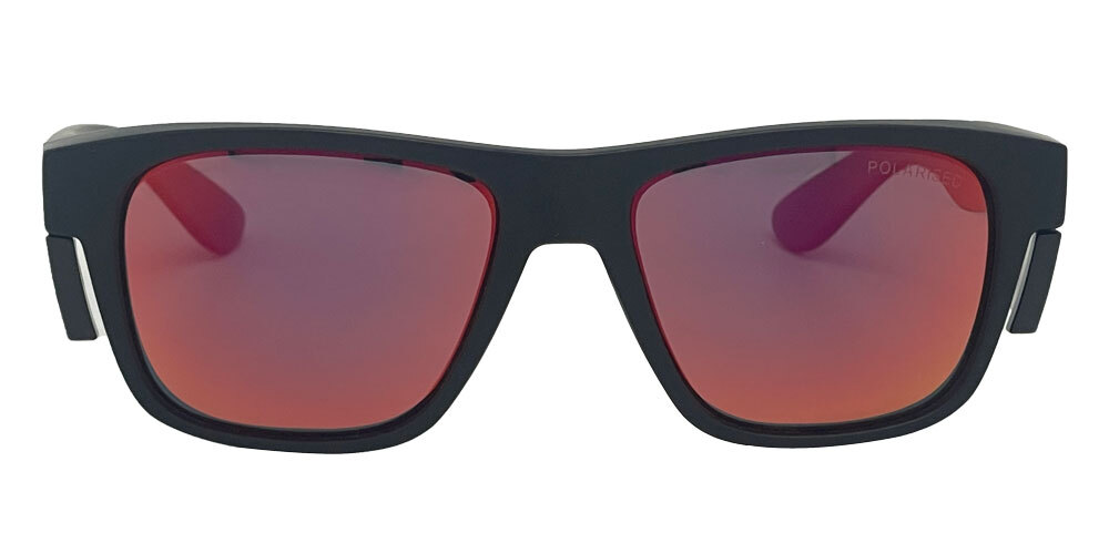 Mangrove Jacks - Mangrove Jacks Hot Fusion C3 Matte Black / Red Revo Polarised Lenses