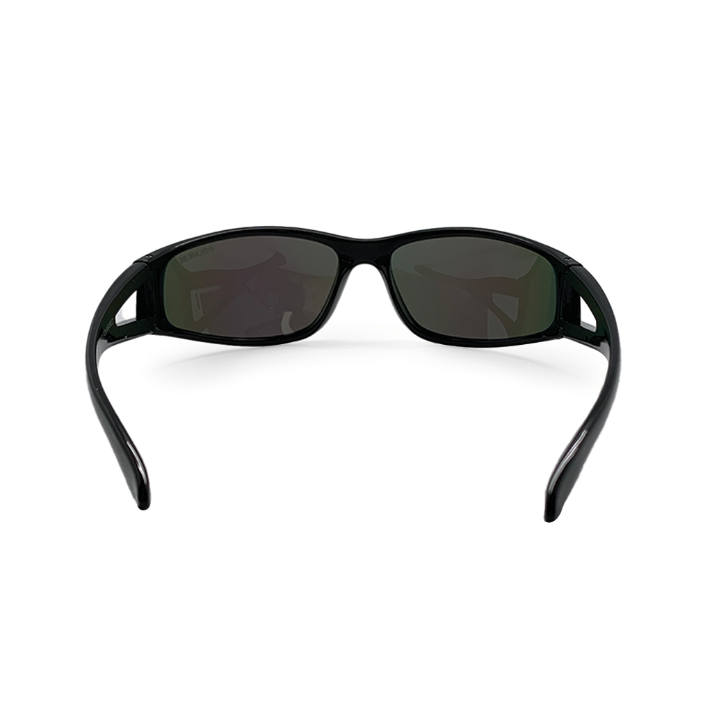 Mangrove Jacks Kids Gator C11 Shiny Black / Purple Revo Polarised Lenses_17729