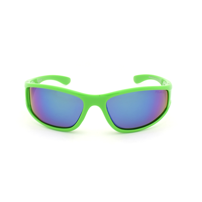 Mangrove Jacks Kids Gator C14 Shiny Neon Green / Green Revo Polarised Lenses_17732