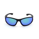 Mangrove Jacks - Mangrove Jacks Kids Gator C4 Matte Black / Green Revo Mirror Polarised Lenses