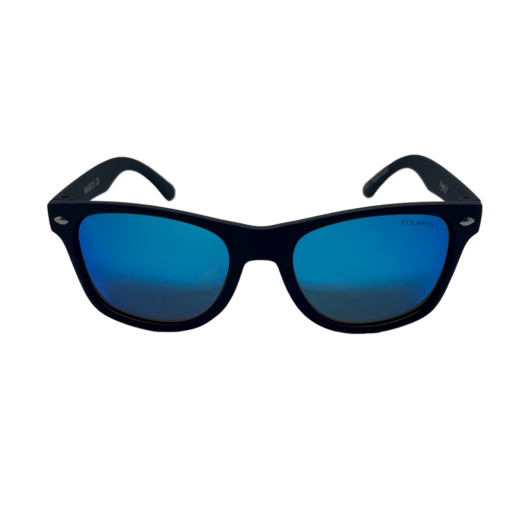 Mangrove Jacks - Mangrove Jacks Kids MJK015 C8 Matte Black / Ice Blue Revo Polarised Lenses