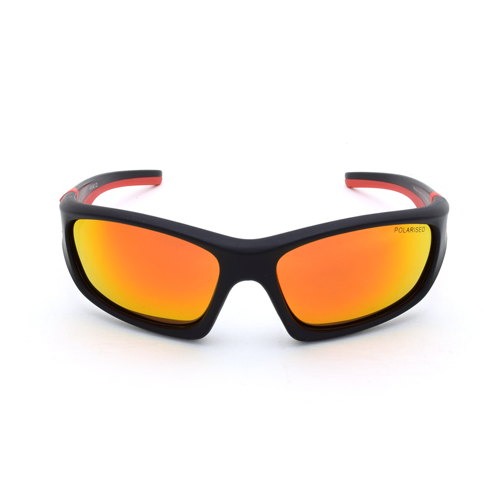 Mangrove Jacks Kids MJK042 C3 Black & Red Rubber / Red Revo Polarised Lenses_17764