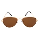 Mangrove Jacks - Mangrove Jacks Kids MJK059 C4 Gold & Dark Brown / Brown Polarised Lenses