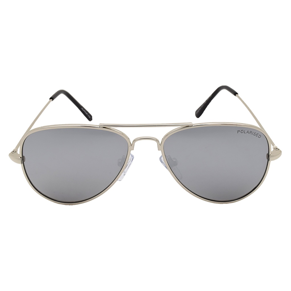 Mangrove Jacks - Mangrove Jacks Kids MJK059 C5 Silver & Black / Silver Revo Polarised Lenses