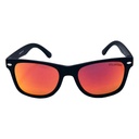 Mangrove Jacks - Mangrove Jacks Kids MJK061 C3 Matte Black / Red Revo Polarised Lenses