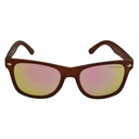 Mangrove Jacks - Mangrove Jacks Kids MJK061 C4 Crystal Brown / Peach Revo Polarised Lenses
