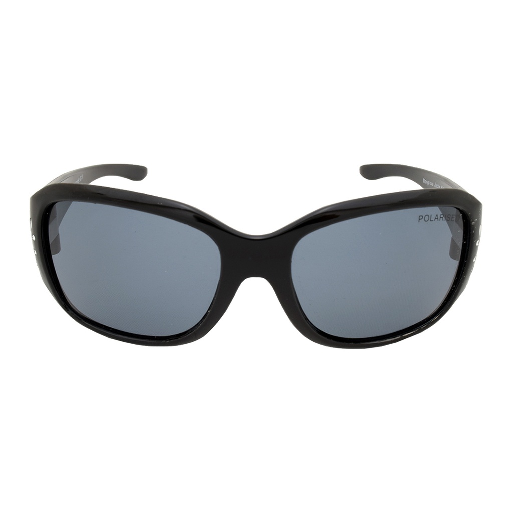 Mangrove Jacks Kids MJK062 C1 Matte Black w Silver Butterfly / Smoke Polarised Lenses_17812