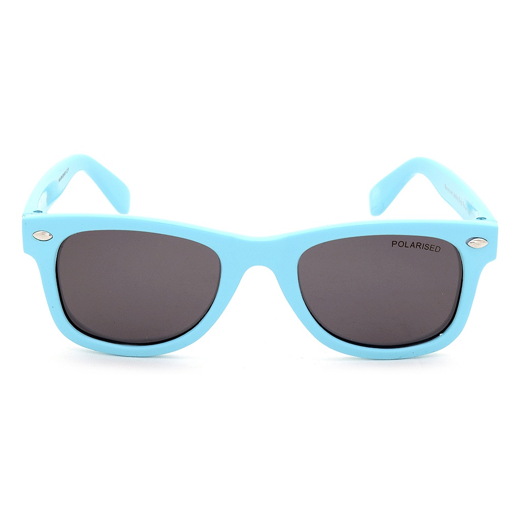 Mangrove Jacks - Mangrove Jacks Kids MJK065 C1 Shiny Pale Blue / Smoke Polarised Lenses