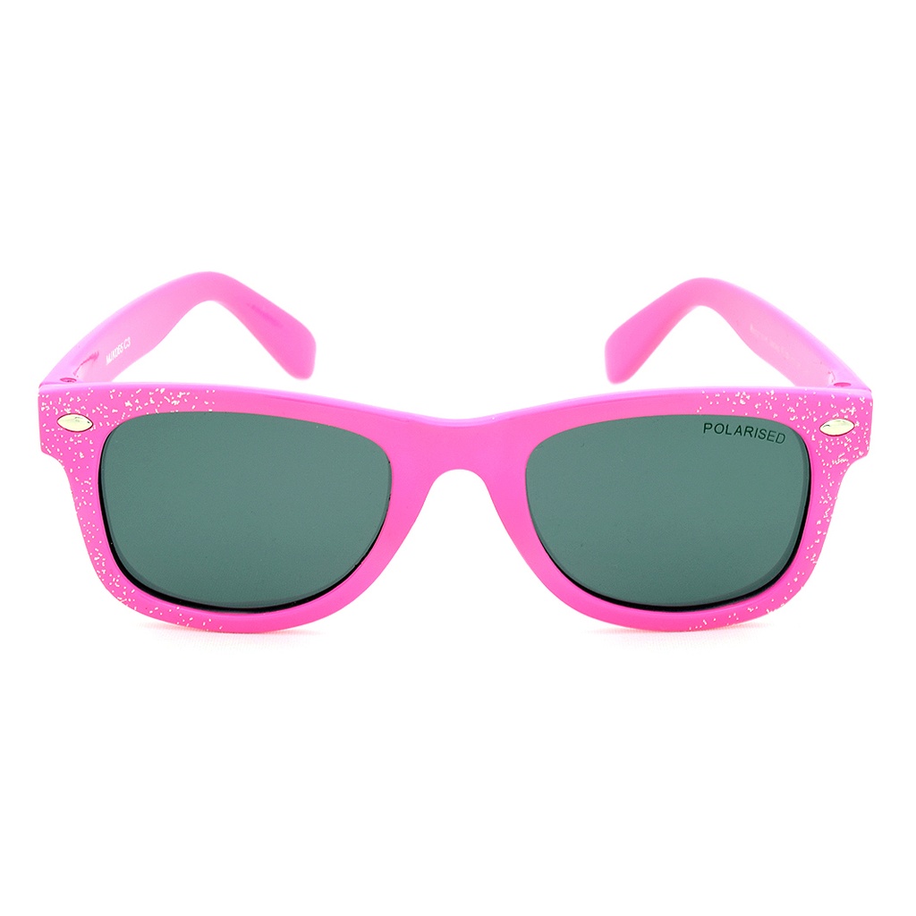 Mangrove Jacks - Mangrove Jacks Kids MJK065 C3 Dark Pink w Glitter / Smoke Polarised Lenses